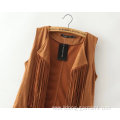 Wholesale Fashion Women Sleeveless Tassel Cardigan